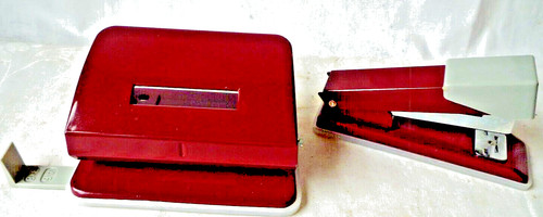 Schreibtisch set locher und - locher,