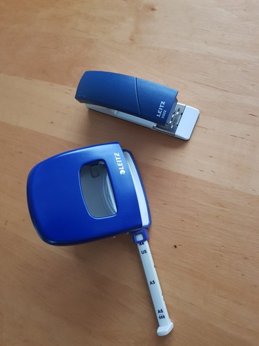 Leitz tacker und locher blau - leitz,
