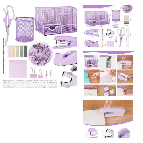 Schreibtisch zubehör set mit - zubehör,
